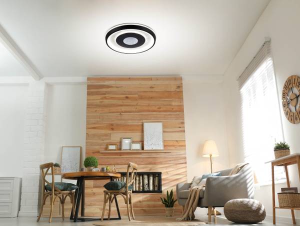 LED-Deckenleuchte Eva Polyester PVC / Eisen - 3-flammig