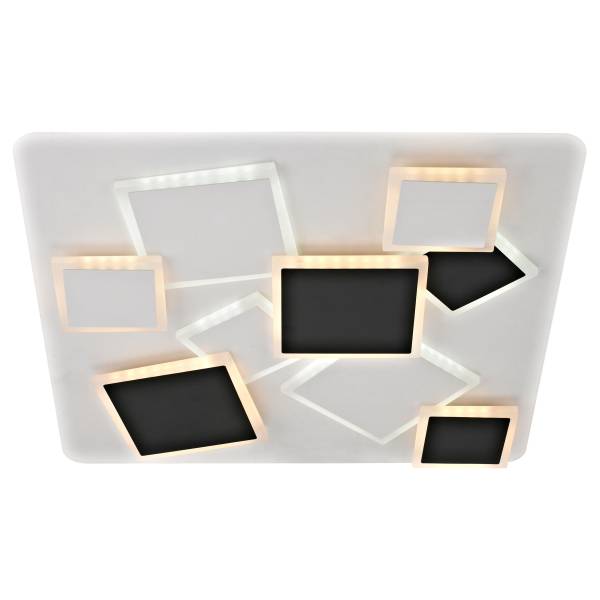 LED-Deckenleuchte Vincent Polyester PVC / Eisen - 1-flammig