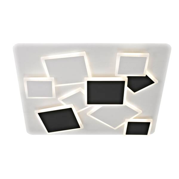 LED-Deckenleuchte Vincent Polyester PVC / Eisen - 1-flammig