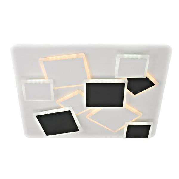 LED-Deckenleuchte Vincent Polyester PVC / Eisen - 1-flammig