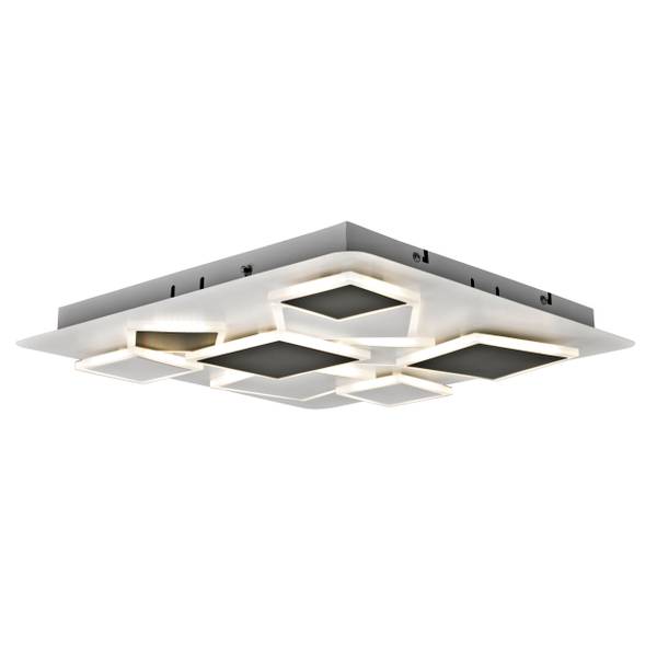 LED-Deckenleuchte Vincent Polyester PVC / Eisen - 1-flammig
