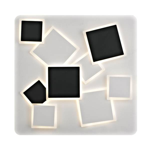 LED-Deckenleuchte Vincent Polyester PVC / Eisen - 1-flammig