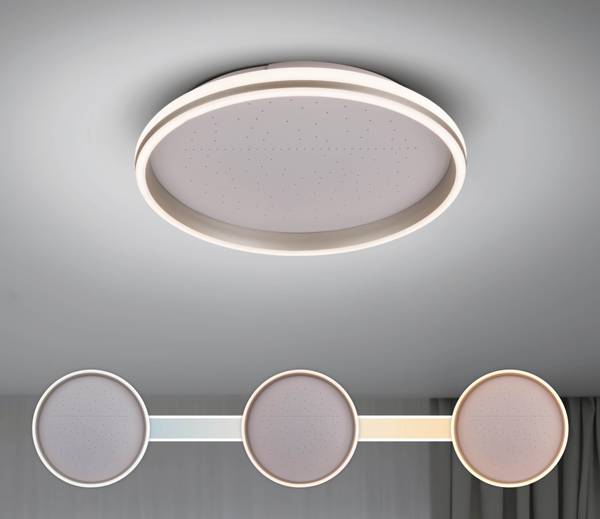 LED-Deckenleuchte Meteor Acrylglas / Aluminium - 1-flammig