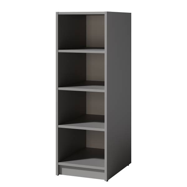 Mobile per lavatrice SOCAMA E Grigio opaco - Altezza: 150 cm