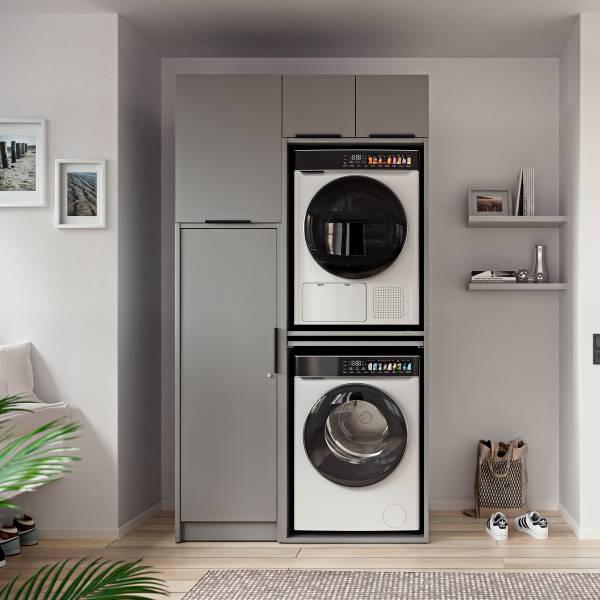 Set de buanderie SOCAMA I Gris mat