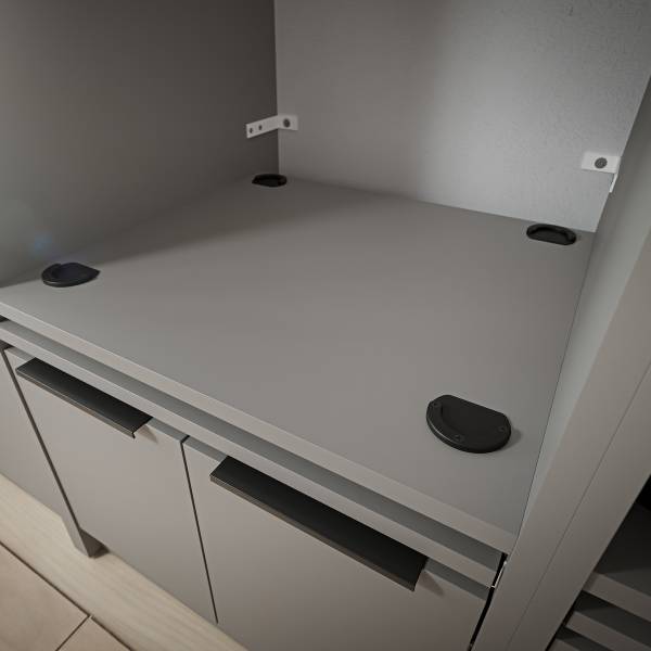 Set de buanderie SOCAMA I Gris mat