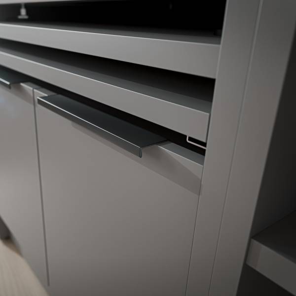 Set de buanderie SOCAMA I Gris mat