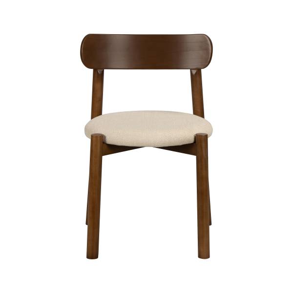 Esszimmerstuhl TARO 2er-Set Beige / Braun