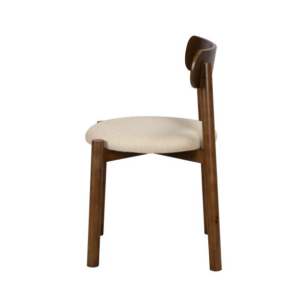 Esszimmerstuhl TARO 2er-Set Beige / Braun