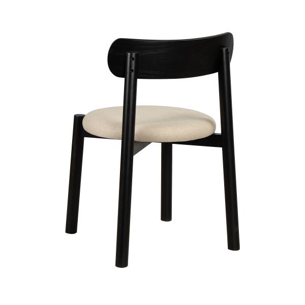 Esszimmerstuhl TARO 2er-Set Beige / Schwarz