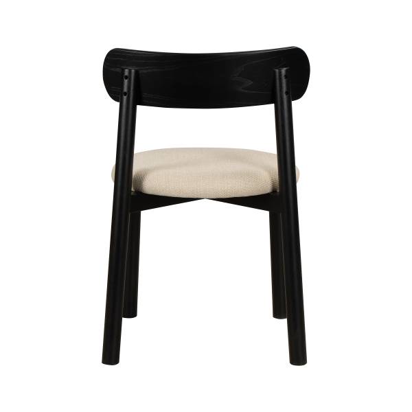 Esszimmerstuhl TARO 2er-Set Beige / Schwarz