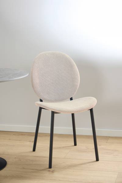 Esszimmerstuhl Buture 2er-Set Beige