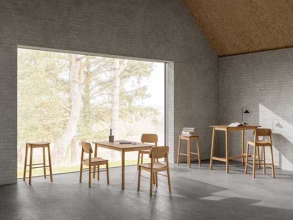 Barhocker Anggai 2er-Set Holz - Massivholz - 44 x 77 x 40 cm