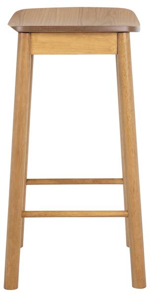 Barhocker Anggai 2er-Set Holz - Massivholz - 44 x 77 x 40 cm