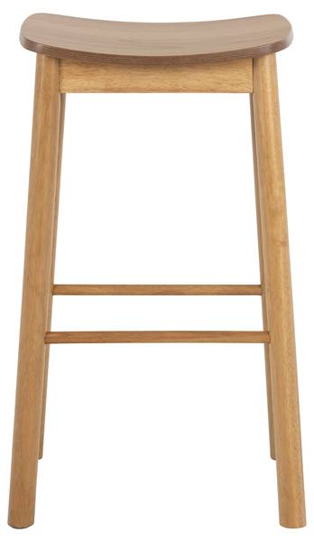 Barhocker Anggai 2er-Set Holz - Massivholz - 44 x 77 x 40 cm