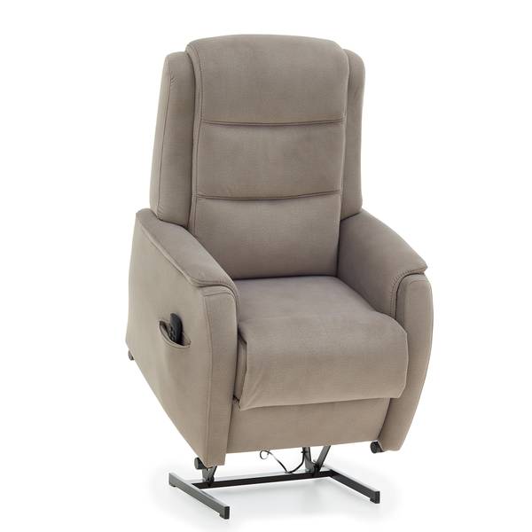 Fauteuil relax Hukla RV44 Marron - Gris - Microfibre - 72 x 109 x 82 cm