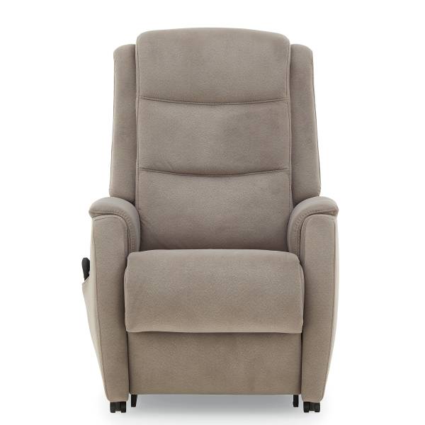 Fauteuil relax Hukla RV44 Marron - Gris - Microfibre - 72 x 109 x 82 cm