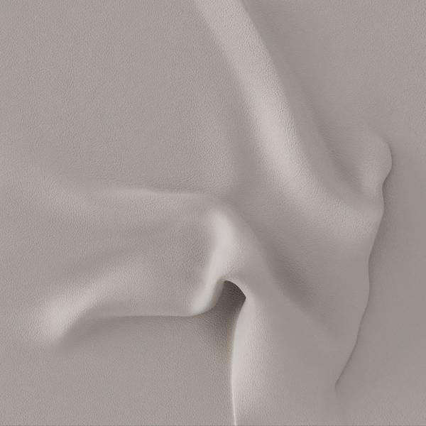 Relaxsessel Hukla MUR Grau - Pigmentiertes Leder - Stahl - 83 x 112 x 87 cm