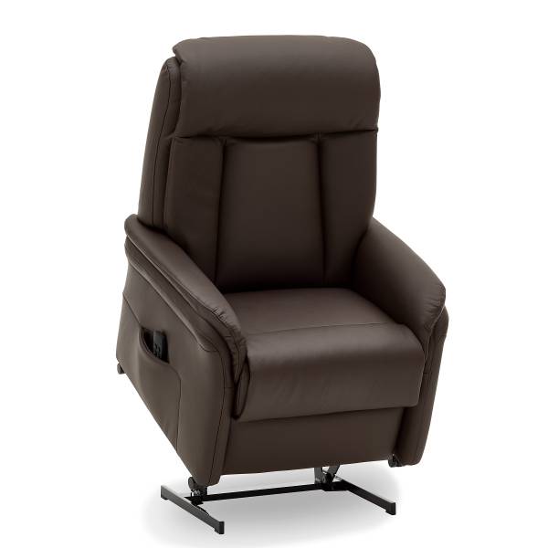 Relaxsessel Hukla INN Braun - Pigmentiertes Leder - 80 x 107 x 84 cm