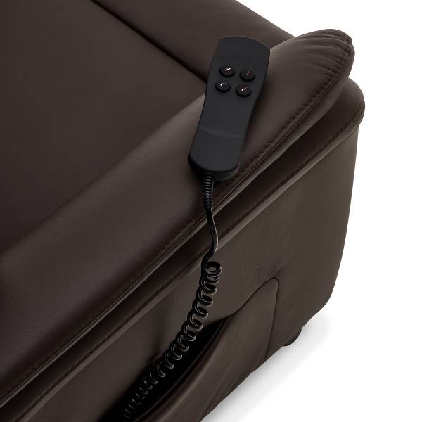 Relaxsessel Hukla INN Braun - Pigmentiertes Leder - 80 x 107 x 84 cm