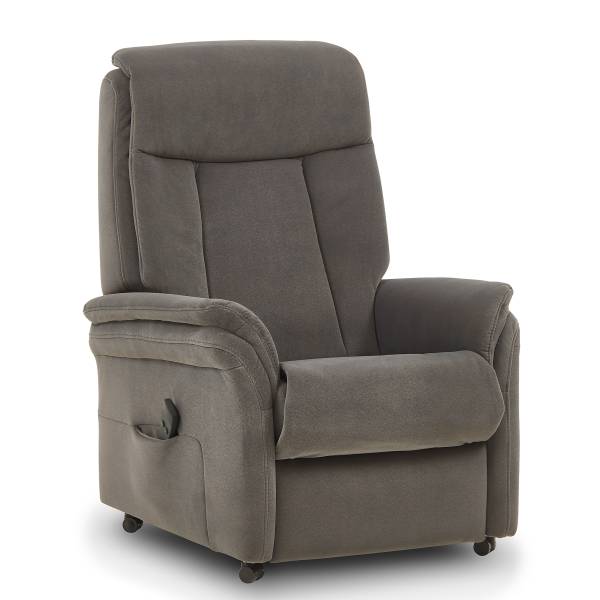 Relaxsessel Hukla Taufkirchen Grau - Microfaser - 74 x 107 x 84 cm