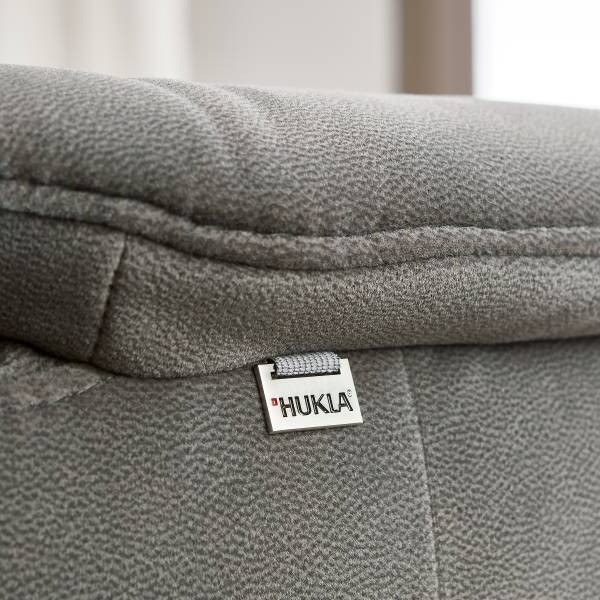 Relaxsessel Hukla Taufkirchen Grau - Microfaser - 74 x 107 x 84 cm