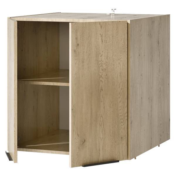 Set voor wasruimte SOCAMA G lichte eikenhouten look - Hoogte: 220 cm