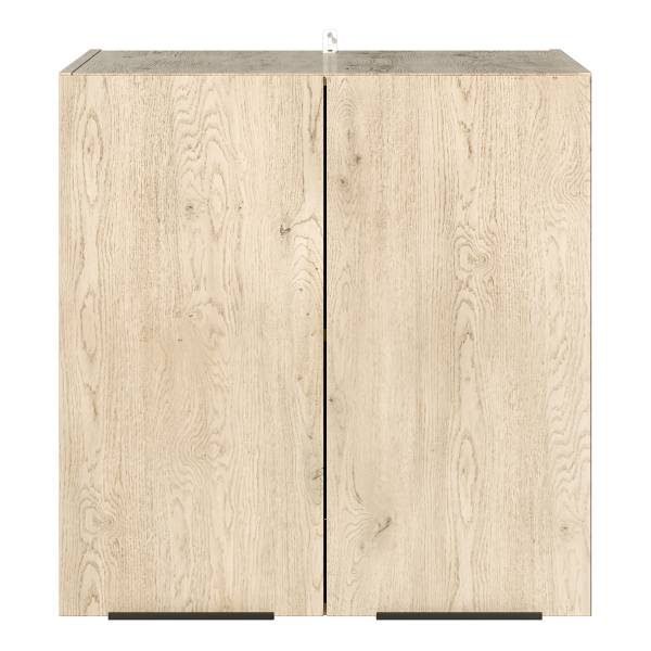 Set voor wasruimte SOCAMA G lichte eikenhouten look - Hoogte: 220 cm