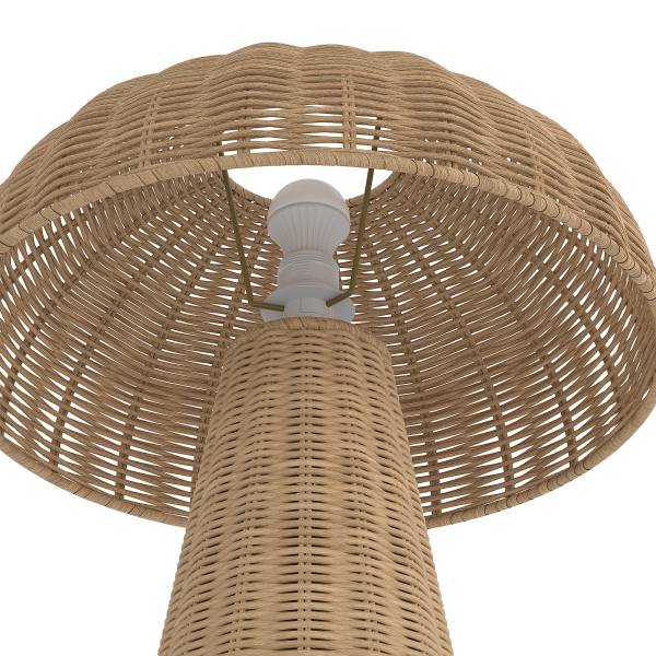 Lampada da tavolo Molto Rattan - 1 punto luce
