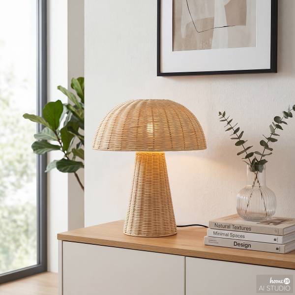 Lampada da tavolo Molto Rattan - 1 punto luce