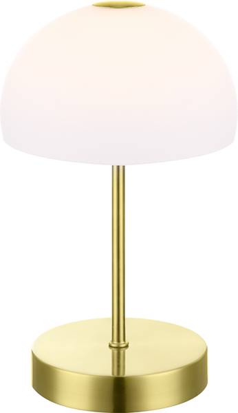 LED-Tischleuchte Snowflake Opalglas / Eisen - 1-flammig - Messing