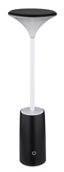 Lampada da tavolo LED Quirin Vetro acrilico - 1 punto luce - Nero