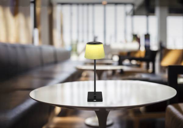 Lampada da tavolo LED Gregoir Vetro acrilico / Ferro - 1 punti luce - Nero / Verde