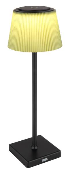 Lampada da tavolo LED Gregoir Vetro acrilico / Ferro - 1 punti luce - Nero / Verde
