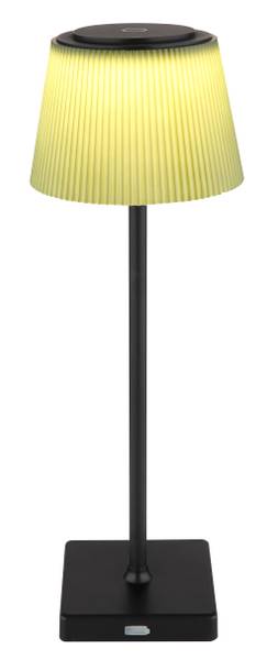 Lampada da tavolo LED Gregoir Vetro acrilico / Ferro - 1 punti luce - Nero / Verde