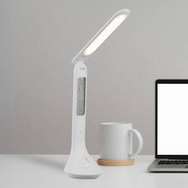 LED-Tischleuchte Tyrell Acrylglas - 1-flammig - Weiß