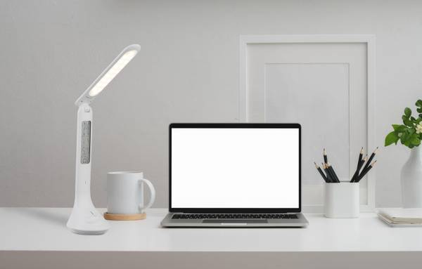 LED-Tischleuchte Tyrell Acrylglas - 1-flammig - Weiß