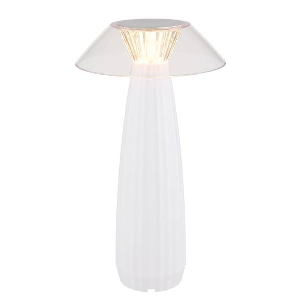 Lampada da tavolo LED Illumi Vetro acrilico - 1 punto luce - Bianco