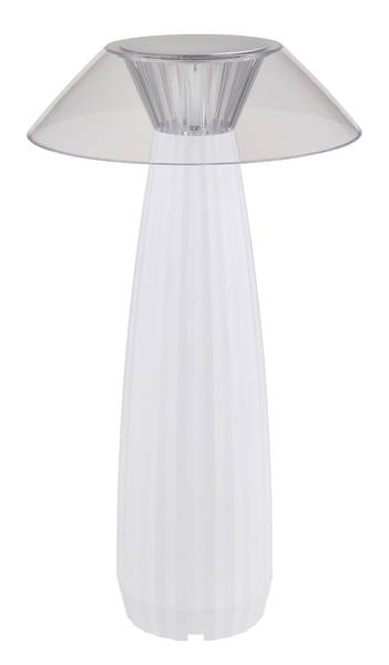 Lampada da tavolo LED Illumi Vetro acrilico - 1 punto luce - Bianco