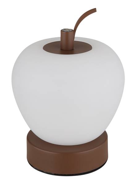 LED-tafellamp Evalina acrylglas/ijzer - 1-lichts