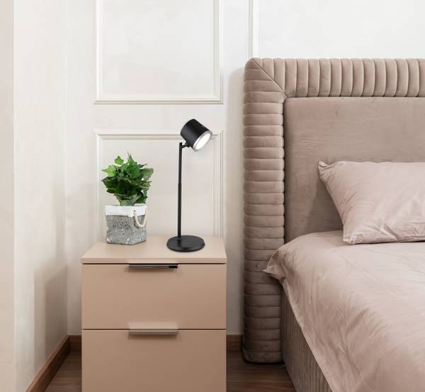 Lampada da parete LED Meeya Vetro acrilico - 1 punto luce - Nero