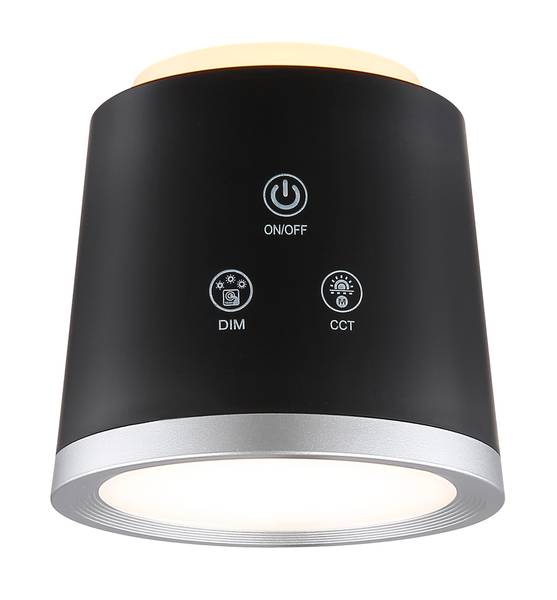 Lampada da parete LED Meeya Vetro acrilico - 1 punto luce - Nero