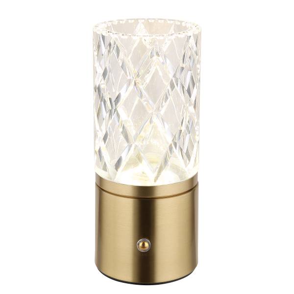 LED-Tischleuchte Lunki Acrylglas / Eisen - 1-flammig
