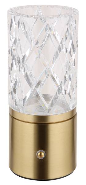 LED-Tischleuchte Lunki Acrylglas / Eisen - 1-flammig