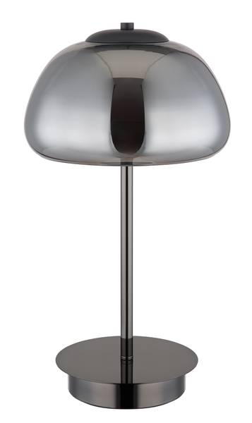 Lampada da tavolo LED Avila Vetro fumè / Ferro - 1 punti luce