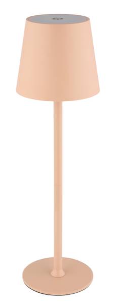 Lampada da tavolo a LED Vannie A Vetro acrilico / Ferro - 1 punti luce - Albicocca