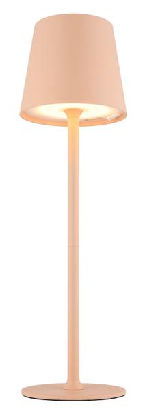 Lampada da tavolo a LED Vannie A Vetro acrilico / Ferro - 1 punti luce - Albicocca