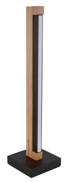 LED-tafellamp Starla massief rubberboomhout/ijzer - 1-lichts