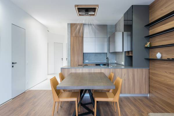 Ventilatore da soffitto LED Celinata Vetro acrilico / Ferro - 1 punti luce