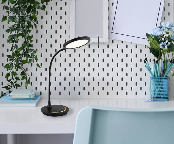 Lampe de table LED Kenny Verre acrylique - 1 ampoule